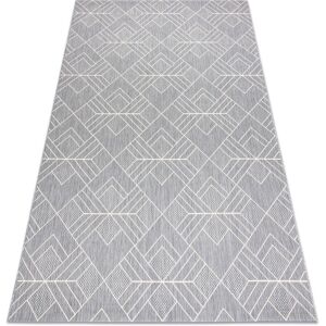 Dywany Łuszczów Model 48731637 Geometric Grey / Cream Carpet Dywany Łuszczów Model 48731637 Geometric Grey / Cream Carpet