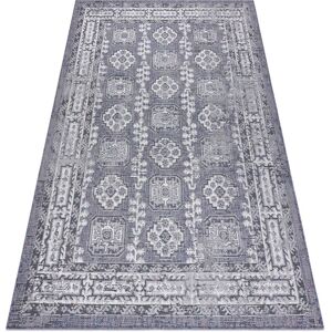 Rugsx - Carpet sisal sion Frame, ornament, vintage 2832 Flat woven blue / pink / ecru multicolour 180x270 cm Rugsx - Carpet sisal sion Frame, ornament, vintage 2832 Flat woven blue / pink / ecru multicolour 180x270 cm