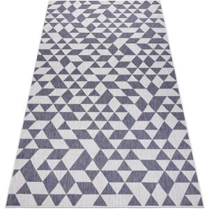 Rugsx - Carpet sisal sion Geometric, Triangles 22373 Flat woven ecru / blue / pink multicolour 180x270 cm Rugsx - Carpet sisal sion Geometric, Triangles 22373 Flat woven ecru / blue / pink multicolour 180x270 cm