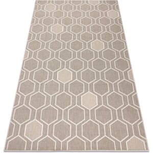 Rugsx - Carpet spring 20404558 Hexagon sisal, looped - beige beige 140x200 cm Rugsx - Carpet spring 20404558 Hexagon sisal, looped - beige beige 140x200 cm
