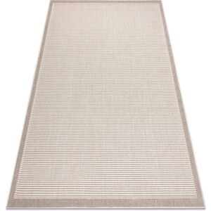 Łuszczów Spring Beige Carpet - Carpet with Lines & Sisal Frame Łuszczów Spring Beige Carpet - Carpet with Lines & Sisal Frame