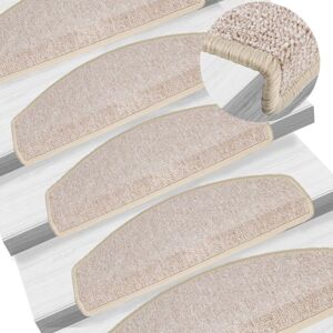 Stair Mats 10 pcs 65x24x4 cm Taupe Half Round Large vidaXL Stair Mats 10 pcs 65x24x4 cm Taupe Half Round Large vidaXL