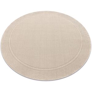 RUGSX Carpet TIMO 5979 circle SISAL outdoor frame beige beige round 200 cm RUGSX Carpet TIMO 5979 circle SISAL outdoor frame beige beige round 200 cm