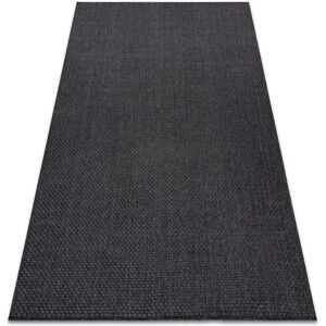 RUGSX Carpet timo 6272 sisal outdoor black black 180x270 cm RUGSX Carpet timo 6272 sisal outdoor black black 180x270 cm