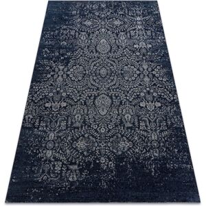 Jade Wool Carpet Dark Blue Beige - Carpet Jade Wool Carpet Dark Blue Beige - Carpet