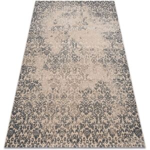 Jade Wool Carpet Beige / Blue - Natural Wool - Elegant Pattern - Carpet Type Jade Wool Carpet Beige / Blue - Natural Wool - Elegant Pattern - Carpet Type