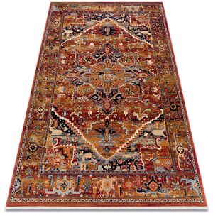 KESHAN Wool Carpet - Vintage Pattern - 120x145 cm - Carpet KESHAN Wool Carpet - Vintage Pattern - 120x145 cm - Carpet