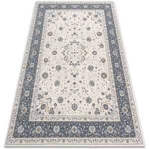 Rugsx - Carpet Wool nain Frame ornament 7179/51943 beige / navy beige 120x170 cm Rugsx - Carpet Wool nain Frame ornament 7179/51943 beige / navy beige 120x170 cm