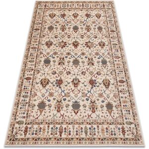 RUGSX Beige / Burgundy / Blue Wool Carpet - NAIN Type RUGSX Beige / Burgundy / Blue Wool Carpet - NAIN Type