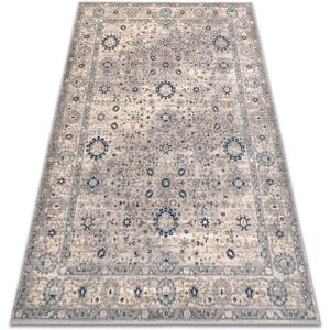 Rugsx Beige/Blue Nain Ornamental Wool Rug - Rug Rugsx Beige/Blue Nain Ornamental Wool Rug - Rug