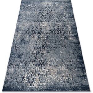 Rugsx - Vintage Wool Rug - Dark Blue / Beige - Rug Rugsx - Vintage Wool Rug - Dark Blue / Beige - Rug
