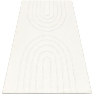 RugsX CURVY White 11 Arches Washable Rug - Rug RugsX CURVY White 11 Arches Washable Rug - Rug
