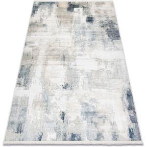 RUGSX DISTIN 0144A white / cream / beige modern carpet - Abstraction, vintage, fringes white 200x290 cm RUGSX DISTIN 0144A white / cream / beige modern carpet - Abstraction, vintage, fringes white 200x290 cm