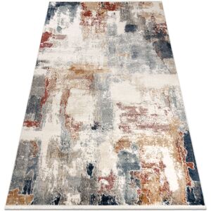 RUGSX DISTIN 0144B white / rose / powder modern carpet - Abstraction, vintage, fringes multicolour 160x230 cm RUGSX DISTIN 0144B white / rose / powder modern carpet - Abstraction, vintage, fringes multicolour 160x230 cm