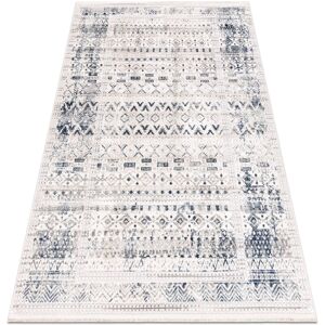 RugsX DISTIN 0833A navy blue / blue / white modern carpet - Boho, vintage, fringes 120x170 cm RugsX DISTIN 0833A navy blue / blue / white modern carpet - Boho, vintage, fringes 120x170 cm