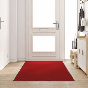 Doormat Red and Black 120 x 250 cm Polyamide and pvc Vidaxl Doormat Red and Black 120 x 250 cm Polyamide and pvc Vidaxl