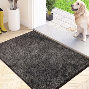 MUMU Dust Catcher Doormat, Machine Washable, Non-Slip Floor Mat, Entrance Mat with Soft, Absorbent Microfibers for Dogs, Entrance, Door and Hallway, 60 x MUMU Dust Catcher Doormat, Machine Washable, Non-Slip Floor Mat, Entrance Mat with Soft, Absorbent Microfibers for Dogs, Entrance, Door and Hallway, 60 x