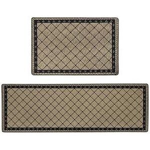 JVL Elegance Machine Washable Doormat and Runner, Diamond JVL Elegance Machine Washable Doormat and Runner, Diamond