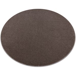 Rugsx - eton plus circle carpet mocca Melange brown / beige brown round 200 cm Rugsx - eton plus circle carpet mocca Melange brown / beige brown round 200 cm