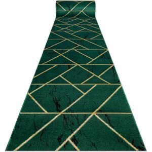 Rugsx - Exclusive emerald Runner 1012 glamour, stylish marble, geometric bottle green / gold 100 cm green 100x210 cm Rugsx - Exclusive emerald Runner 1012 glamour, stylish marble, geometric bottle green / gold 100 cm green 100x210 cm