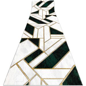 Rugsx - Exclusive emerald Runner 1015 glamour, stylish marble, geometric bottle green / gold 100 cm green 100x620 cm Rugsx - Exclusive emerald Runner 1015 glamour, stylish marble, geometric bottle green / gold 100 cm green 100x620 cm