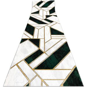Rugsx - Exclusive emerald Runner 1015 glamour, stylish marble, geometric bottle green / gold 80 cm green 80x160 cm Rugsx - Exclusive emerald Runner 1015 glamour, stylish marble, geometric bottle green / gold 80 cm green 80x160 cm