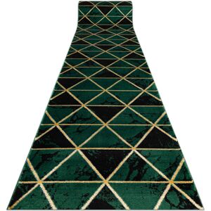 RUGSX Exclusive EMERALD Runner 1020 glamour, stylish marble, triangles bottle green / gold 100 cm green 100x750 cm RUGSX Exclusive EMERALD Runner 1020 glamour, stylish marble, triangles bottle green / gold 100 cm green 100x750 cm