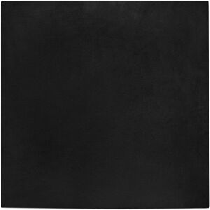 Faux Rabbit Fur Rug Olite Black 240 x 240 cm Polyester vidaXL Faux Rabbit Fur Rug Olite Black 240 x 240 cm Polyester vidaXL