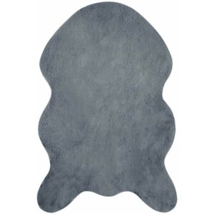 Faux Rabbit Fur Rug Olite Anthracite 50 x 80 cm Polyester vidaXL Faux Rabbit Fur Rug Olite Anthracite 50 x 80 cm Polyester vidaXL