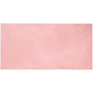 Faux Rabbit Fur Rug Olite Pink 100 x 200 cm Polyester vidaXL Faux Rabbit Fur Rug Olite Pink 100 x 200 cm Polyester vidaXL