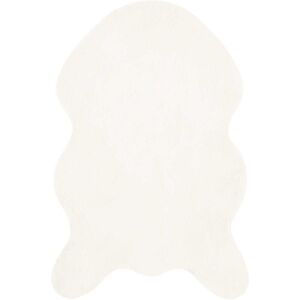 Faux Rabbit Fur Rug Olite Cream 50 x 80 cm Polyester vidaXL Faux Rabbit Fur Rug Olite Cream 50 x 80 cm Polyester vidaXL