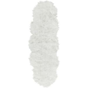 Beliani White Faux Sheepskin Rug - Rug Beliani White Faux Sheepskin Rug - Rug
