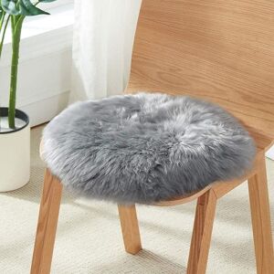 WOIYIC Faux Sheepskin Rug, Imitation Fleece Carpet Fluffy Soft Longhair Decorative Chair Cushion Sofa Mat (Grey, 60x60cm) WOIYIC Faux Sheepskin Rug, Imitation Fleece Carpet Fluffy Soft Longhair Decorative Chair Cushion Sofa Mat (Grey, 60x60cm)