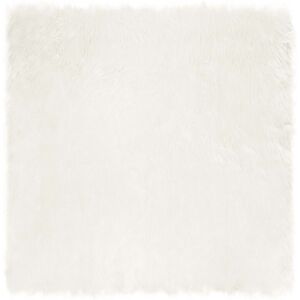 vidaXL White Faux Sheepskin Rug Tafalla 200x200cm - Rug vidaXL White Faux Sheepskin Rug Tafalla 200x200cm - Rug