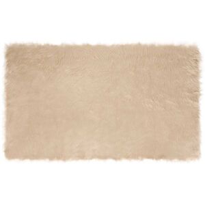 Faux Sheepskin Rug Tafalla Beige 100 x 200 cm Polyester vidaXL Faux Sheepskin Rug Tafalla Beige 100 x 200 cm Polyester vidaXL