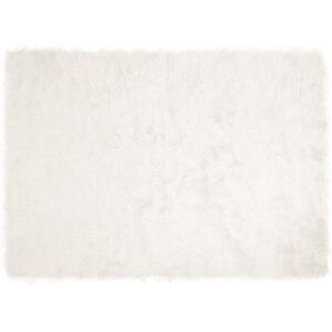 Faux Sheepskin Rug Tafalla White 120 x 170 cm Polyester vidaXL Faux Sheepskin Rug Tafalla White 120 x 170 cm Polyester vidaXL