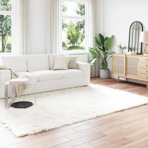 Faux Sheepskin Rug Tafalla White 240 x 340 cm Polyester vidaXL Faux Sheepskin Rug Tafalla White 240 x 340 cm Polyester vidaXL