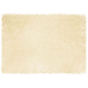 Faux Sheepskin Rug Tafalla Cream 140 x 200 cm Polyester vidaXL Faux Sheepskin Rug Tafalla Cream 140 x 200 cm Polyester vidaXL