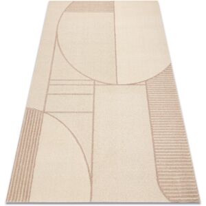 RUGSX Flux 461.14.AE200 wool carpet osta - Geometric, structural, loft beige / pink beige 200x300 cm RUGSX Flux 461.14.AE200 wool carpet osta - Geometric, structural, loft beige / pink beige 200x300 cm