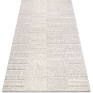 RUGSX Flux 461.3.AE121 wool carpet osta - Geometric, structural, loft beige / grey beige 135x200 cm RUGSX Flux 461.3.AE121 wool carpet osta - Geometric, structural, loft beige / grey beige 135x200 cm