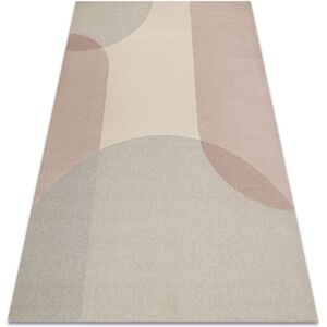 RUGSX FLUX 461.7.AE200 wool carpet OSTA - Geometric, structural, loft beige / pink beige 240x340 cm RUGSX FLUX 461.7.AE200 wool carpet OSTA - Geometric, structural, loft beige / pink beige 240x340 cm