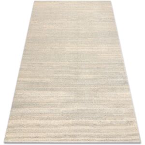 RUGSX FLUX 461.93.AE120 wool carpet OSTA - Lines, structural, loft cream / grey beige 160x230 cm RUGSX FLUX 461.93.AE120 wool carpet OSTA - Lines, structural, loft cream / grey beige 160x230 cm