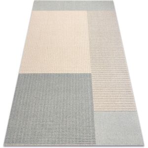 Rugsx - flux 461.9.AE500 wool carpet osta - Geometric, structural, loft blue / cream blue 135x200 cm Rugsx - flux 461.9.AE500 wool carpet osta - Geometric, structural, loft blue / cream blue 135x200 cm
