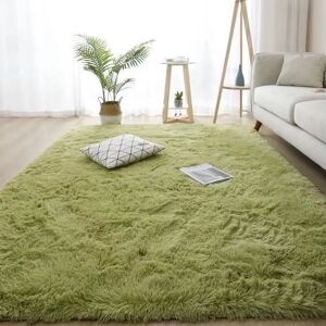 Grass green bedroom/living room rug, 160 x 200 cm long suede bedroom rug, soft bedside rug Grass green bedroom/living room rug, 160 x 200 cm long suede bedroom rug, soft bedside rug