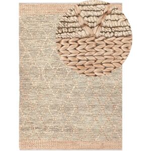 Beliani Rug Tellikaya Beige - Low Pile - Geometric Pattern Beliani Rug Tellikaya Beige - Low Pile - Geometric Pattern