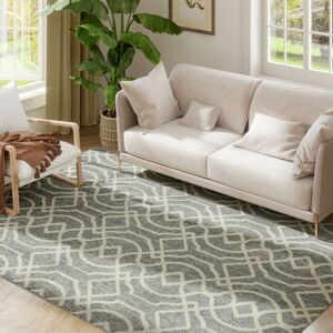 Homcom - Easy-Cleaning Machine Washable Rug for Patio, Garden, Grey Homcom - Easy-Cleaning Machine Washable Rug for Patio, Garden, Grey