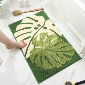 Cyslmuk - Indoor Doormat, Absorbent, Non-Slip Front and Back Door, Suitable for Indoor Use, Flat Profile, Machine Washable, Doormat, 50x80 cm(green) Cyslmuk - Indoor Doormat, Absorbent, Non-Slip Front and Back Door, Suitable for Indoor Use, Flat Profile, Machine Washable, Doormat, 50x80 cm(green)