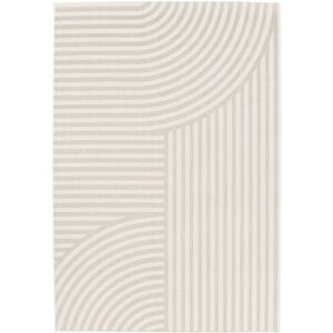 SWEEEK Indoor/outdoor rug, beige arch pattern, 200 x 290cm 100% recycled polyester SWEEEK Indoor/outdoor rug, beige arch pattern, 200 x 290cm 100% recycled polyester