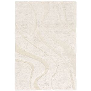 Interior rug shaggy with embossed cream motif, Amy, 150x80x3.5cm sweeek Interior rug shaggy with embossed cream motif, Amy, 150x80x3.5cm sweeek
