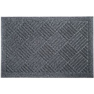 JVL Dirt Defender Scraper Doormat, 40x60cm, Grey JVL Dirt Defender Scraper Doormat, 40x60cm, Grey
